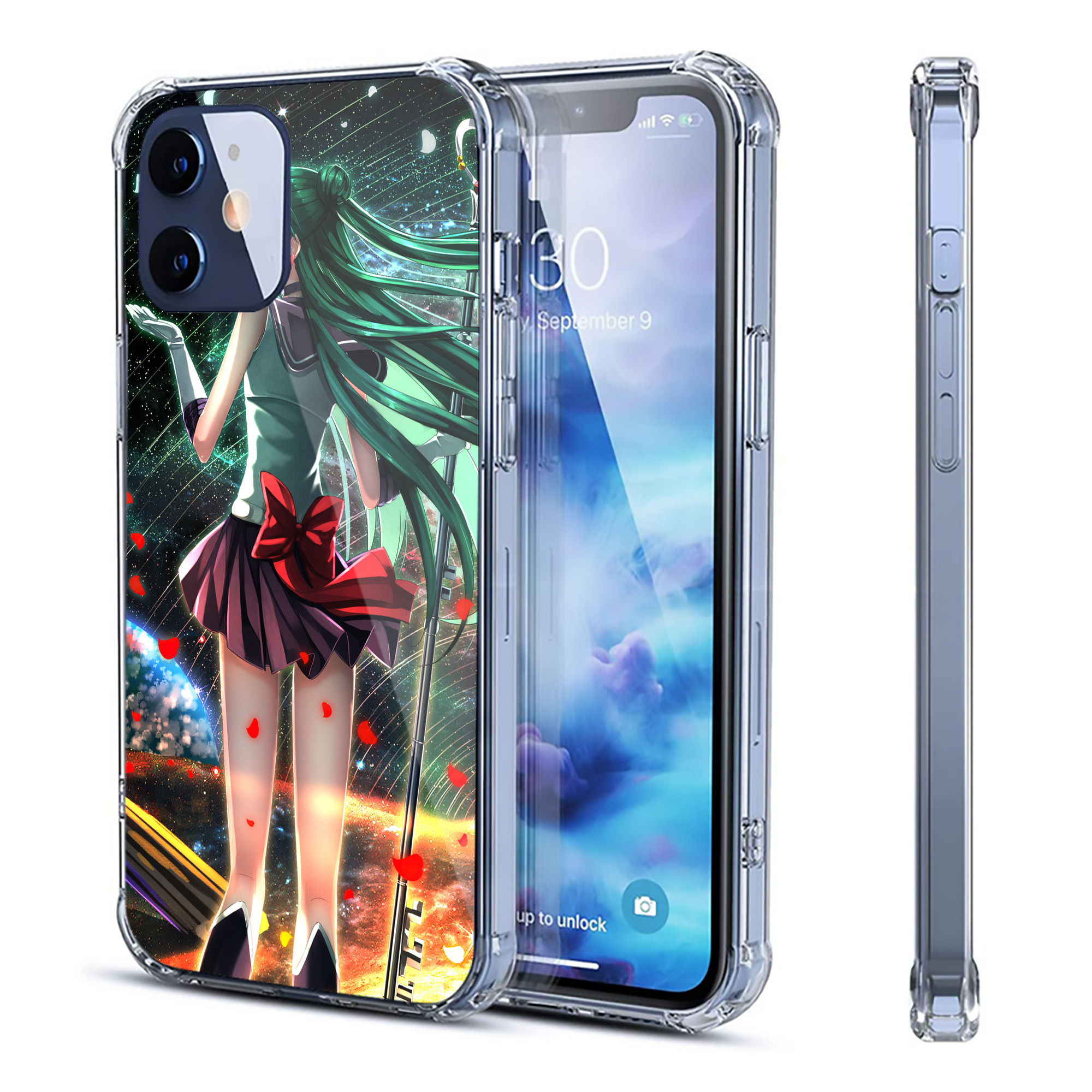 （画像用） 美少女戦士セーラームーン Sailor Moon 【iPhone 12シリーズ対応】透明スマホケース（クリアソフトケース）